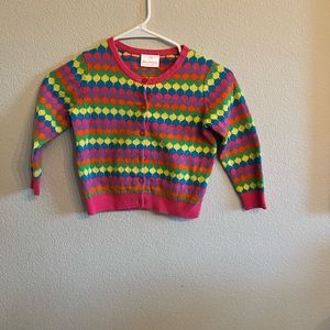 Hanna andersson multicolor sweater cardigan size 100 (US size 4)